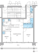 ルフォンプログレ高田馬場ノース 310 間取り図