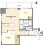 ドゥーエ両国4 703 間取り図