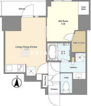 ドゥーエ両国4 804 間取り図