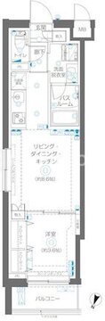 ズーム蒲田イースト 501 間取り図