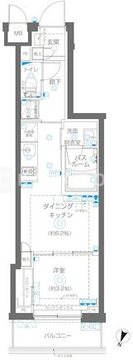ズーム蒲田イースト 402 間取り図