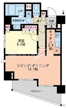 エスティメゾン赤羽 904 間取り図