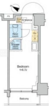 トモア田端 615 間取り図
