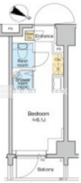 トモア田端 404 間取り図