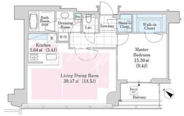 ラ・トゥール渋谷宇田川 2001 間取り図