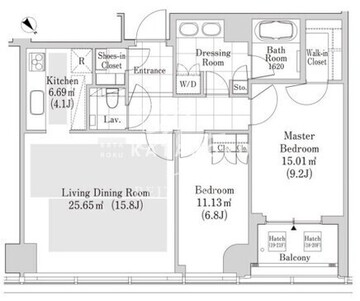 ラ・トゥール渋谷宇田川 2108 間取り図