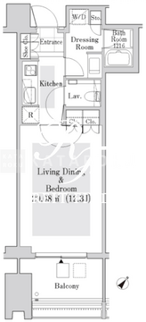 ラ・トゥール新宿ガーデン 3007 間取り図