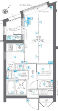 ズーム碑文谷 204 間取り図