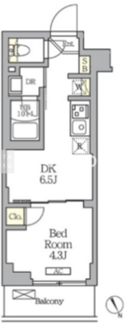ハーモニーレジデンス馬込 302 間取り図