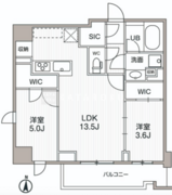 シーズンフラッツ両国サウス 309 間取り図