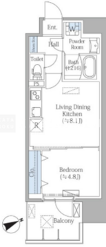 PRIME SQUAREIII 202 間取り図