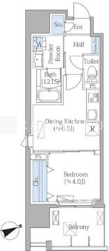 PRIME SQUAREIII 301 間取り図