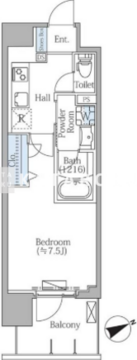 PRIME SQUAREIII 503 間取り図