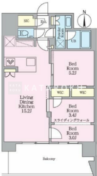 クレストコート東陽町 1110 間取り図