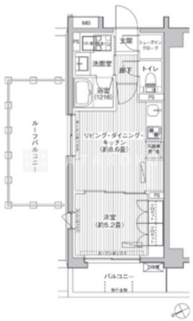 メゾンカルム市谷仲之町 313 間取り図