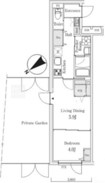 Ｓ．Ｅ．Ｓ． 102 間取り図