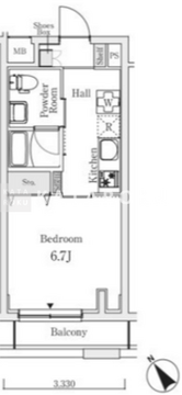 Ｓ．Ｅ．Ｓ． 211 間取り図