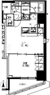 エスレジデンス曳舟 507 間取り図