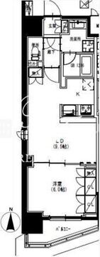 エスレジデンス曳舟 304 間取り図