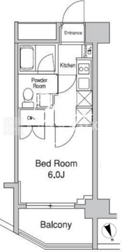 プラウドフラット蒲田2 1507 間取り図