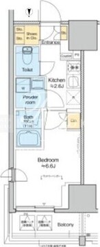 プラウドフラット四谷三丁目 812 間取り図