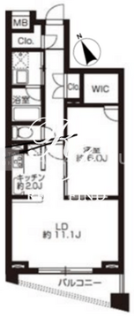 プライムアーバン日本橋大伝馬町 803 間取り図