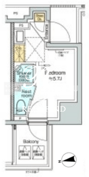 トモア品川中延 313 間取り図