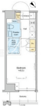 プラウドフラット清澄通り 410 間取り図