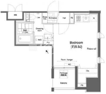 プライムアーバン板橋 501 間取り図