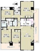 マーシュフィールド四番町 805 間取り図