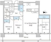 セルリアンホームズ勝どき 1002 間取り図