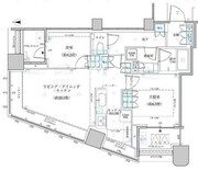 パークタワー勝どき 1703 間取り図