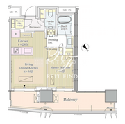 パークコート赤坂檜町ザタワー 1309 間取り図