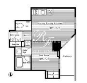 レガーロ西早稲田 803 間取り図