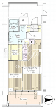 マチュリティ小石川 309 間取り図