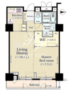 パーク・アヴェニュー神南 802 間取り図