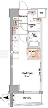 ザ・パークハビオ根岸三丁目 604 間取り図