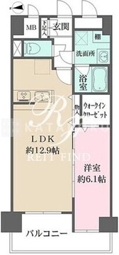 パークフラッツ日本橋馬喰町 602 間取り図