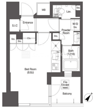 コンフォリア新中野 316 間取り図