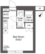 エスタート大井町 407 間取り図