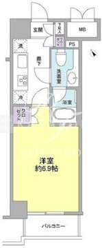 コンフォリア三宿 502 間取り図