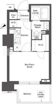 コンフォリア新中野 906 間取り図