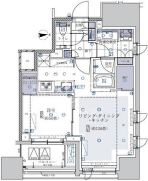 クラッシィハウス大手町 609 間取り図