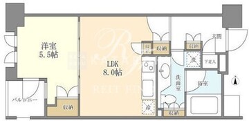 シティハウス東京新橋 703 間取り図