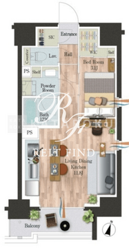オルサス板橋本町 301 間取り図