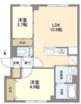 ウェルスクエア西新宿五丁目 203 間取り図