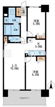 レジディア南千住 906 間取り図