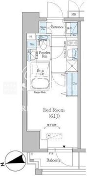 アーバネックス戸越 806 間取り図