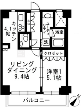 アーバンパーク代官山 314 間取り図