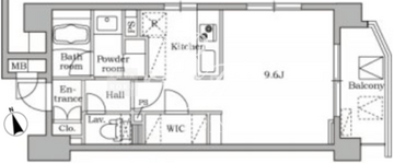 レジディア大井町2 902 間取り図